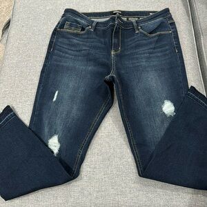 Women’s Buffalo Rip & Repair Mid-Rise Skinny Jeans-12/32